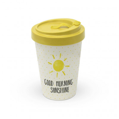 Cestovný Hrnček na kávu Good Morning sunshine