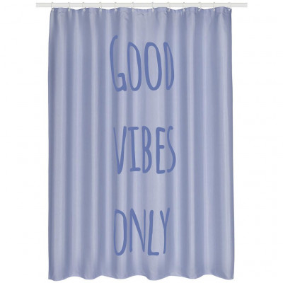 Záves Do sprchovacieho kúta Good Vibes Only, 180/200 Cm